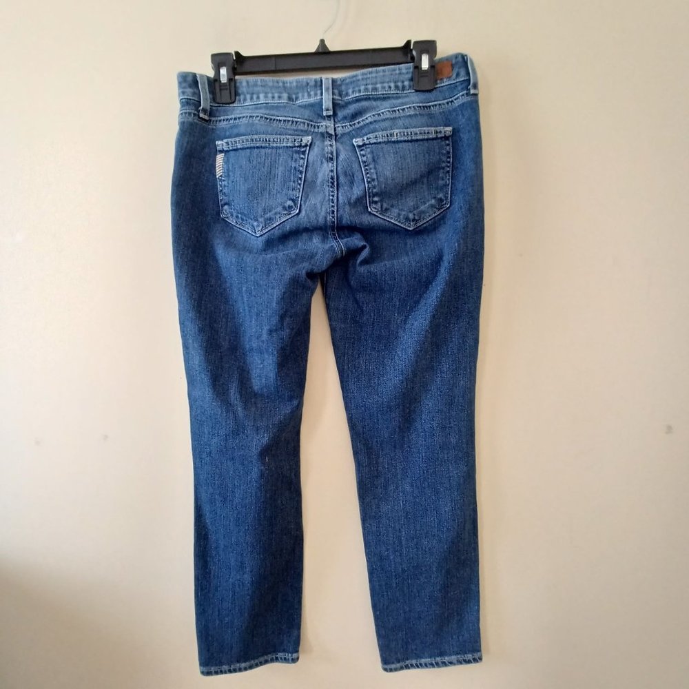 Paige Womens Sz 26 X 25 Jimmy Jimmy Skinny Crop Jeans Winslow - Picture 2 of 7